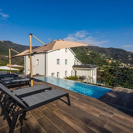 Apartmán - Bilocale Con Piscina E Vista Colline Rapallo