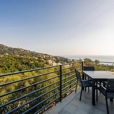 - Bilocale Con Piscina E Vista Colline * Rapallo
