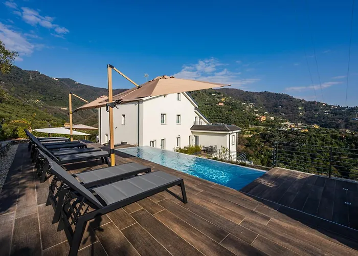 Appartamento - Bilocale Con Piscina E Vista Colline Rapallo